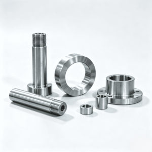 Precision titanium turned parts CNC lathe machined Grade2 Grade5 custom titanium components