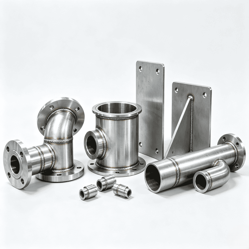Custom titanium welded parts and assemblies